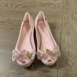 Melissa Pink Butterfly Girl’s Shoes